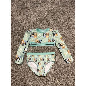 Bluey 2 piece bathing suit size 2T